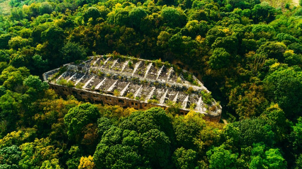 Tarakaniv Fortress Aerial5